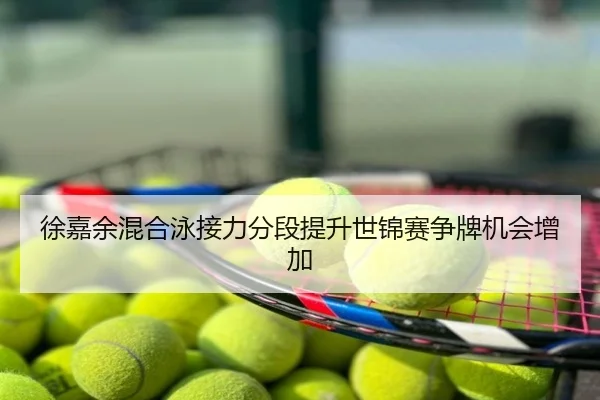 徐嘉余混合泳接力分段提升世锦赛争牌机会增加